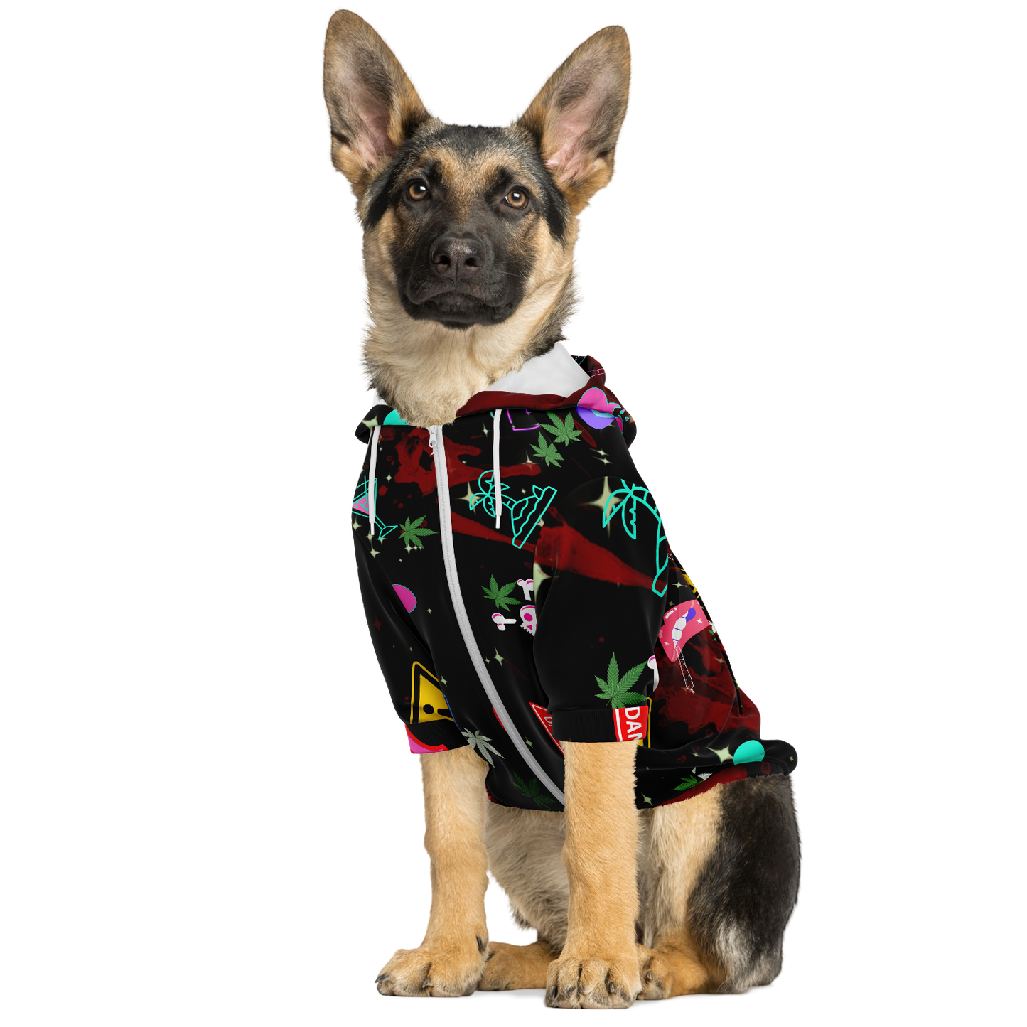 LA TOXICA PET DOG HOODIE - swaggiwags