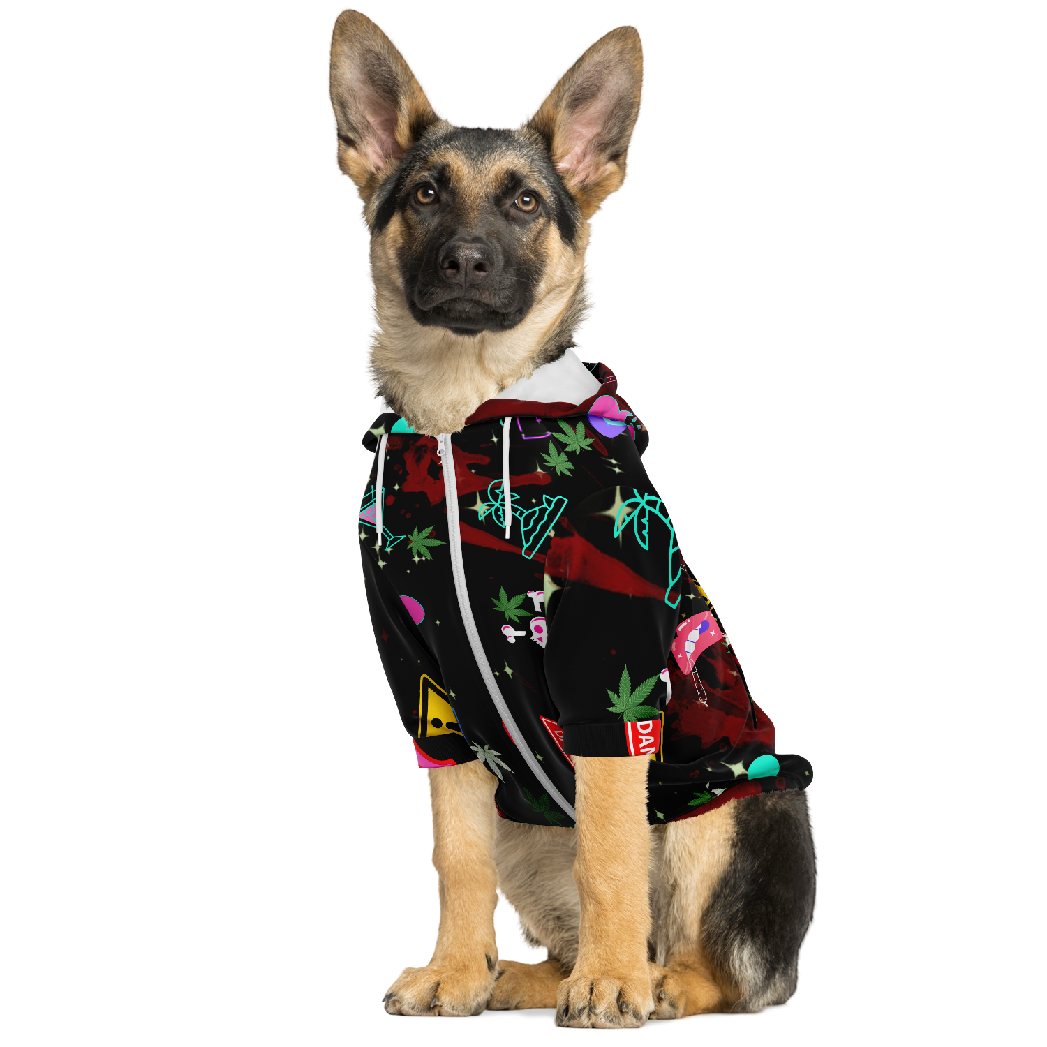 LA TOXICA PET DOG HOODIE - swaggiwags