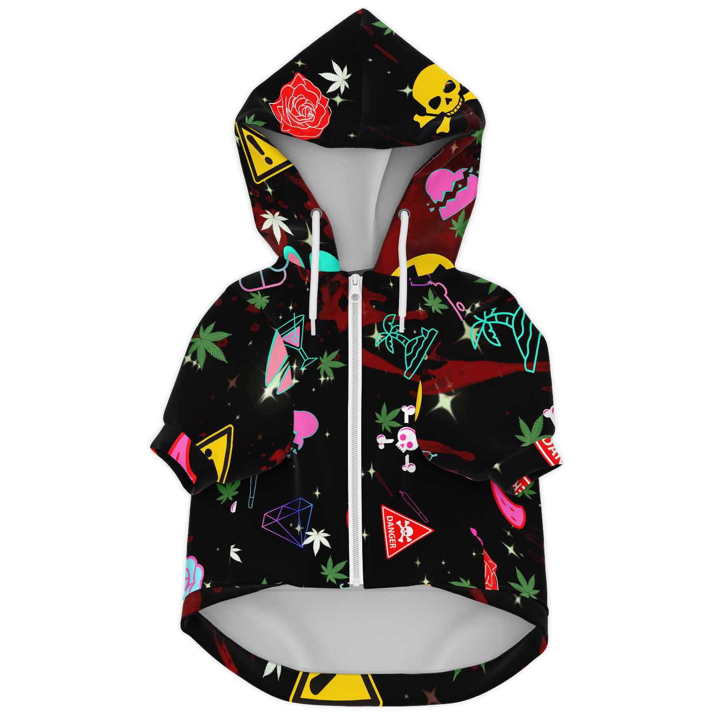 LA TOXICA PET DOG HOODIE - swaggiwags