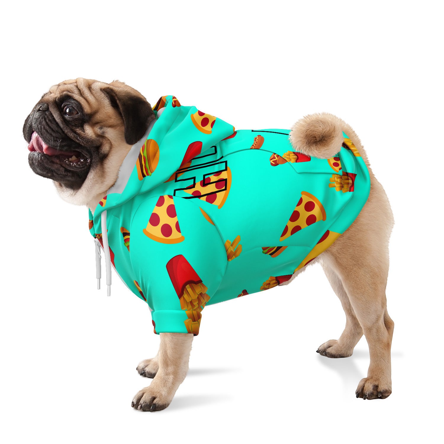 HUNGRY AF PET DOG HOODIE - swaggiwags